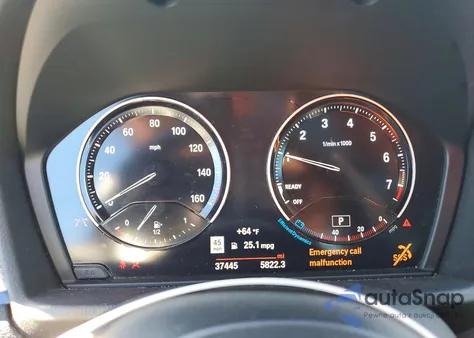 2021 BMW X1 Sdrive28I z USA, uszkodzony, nr VIN WBXJG7C08M5S46889